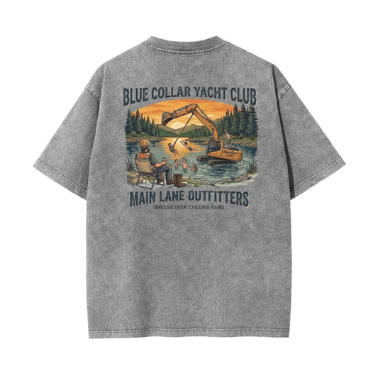 The Lake Day Tee — Grey