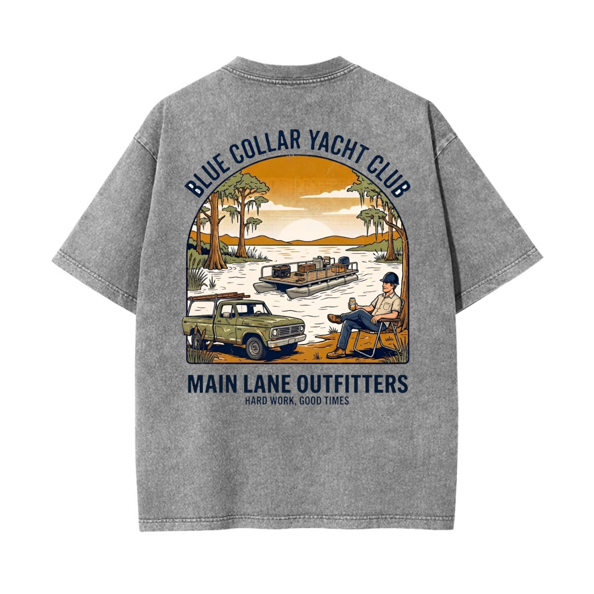 The Bayou Tee — Grey