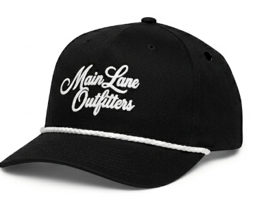 The Main Lane Rope Hat — Classic Black