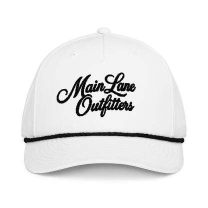 The Main Lane Rope Hat — Classic White