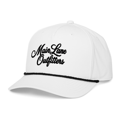 The Main Lane Rope Hat — Classic White