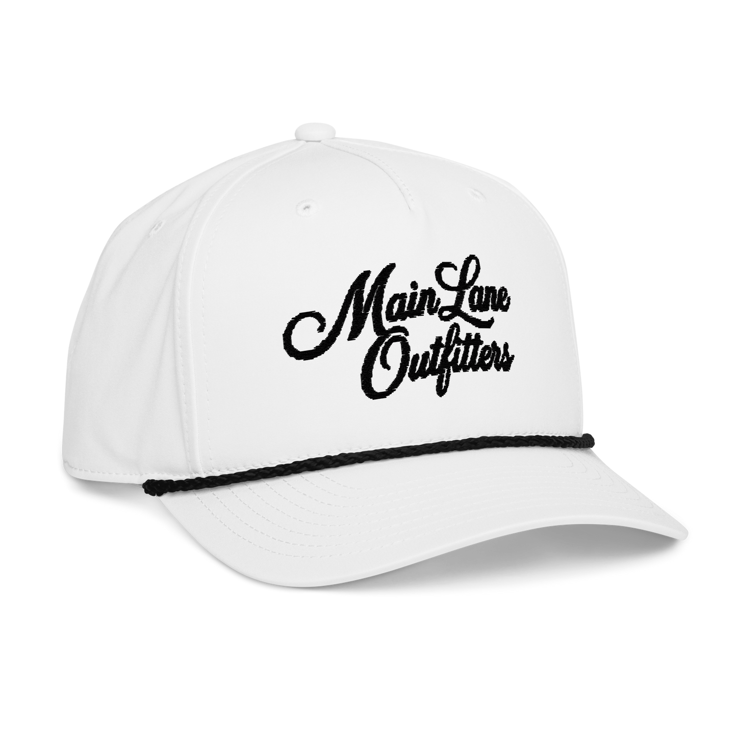 The Main Lane Rope Hat — Classic White