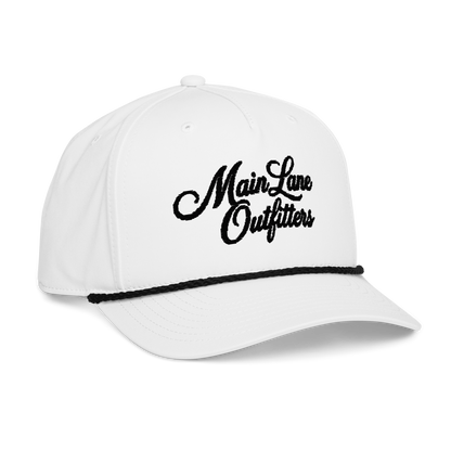 The Main Lane Rope Hat — Classic White